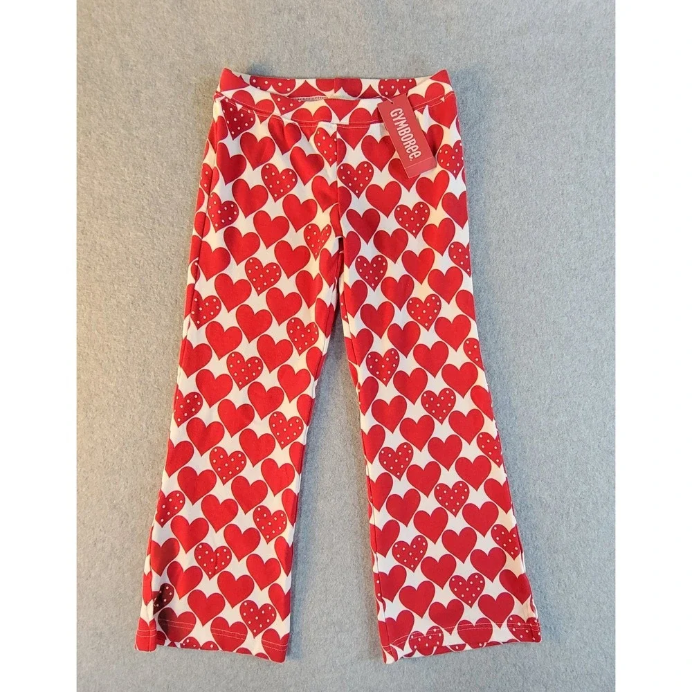 NWT Gymboree 2010 Valentines Day ❤️ Heart Knit Pants - Little Girls Size 6